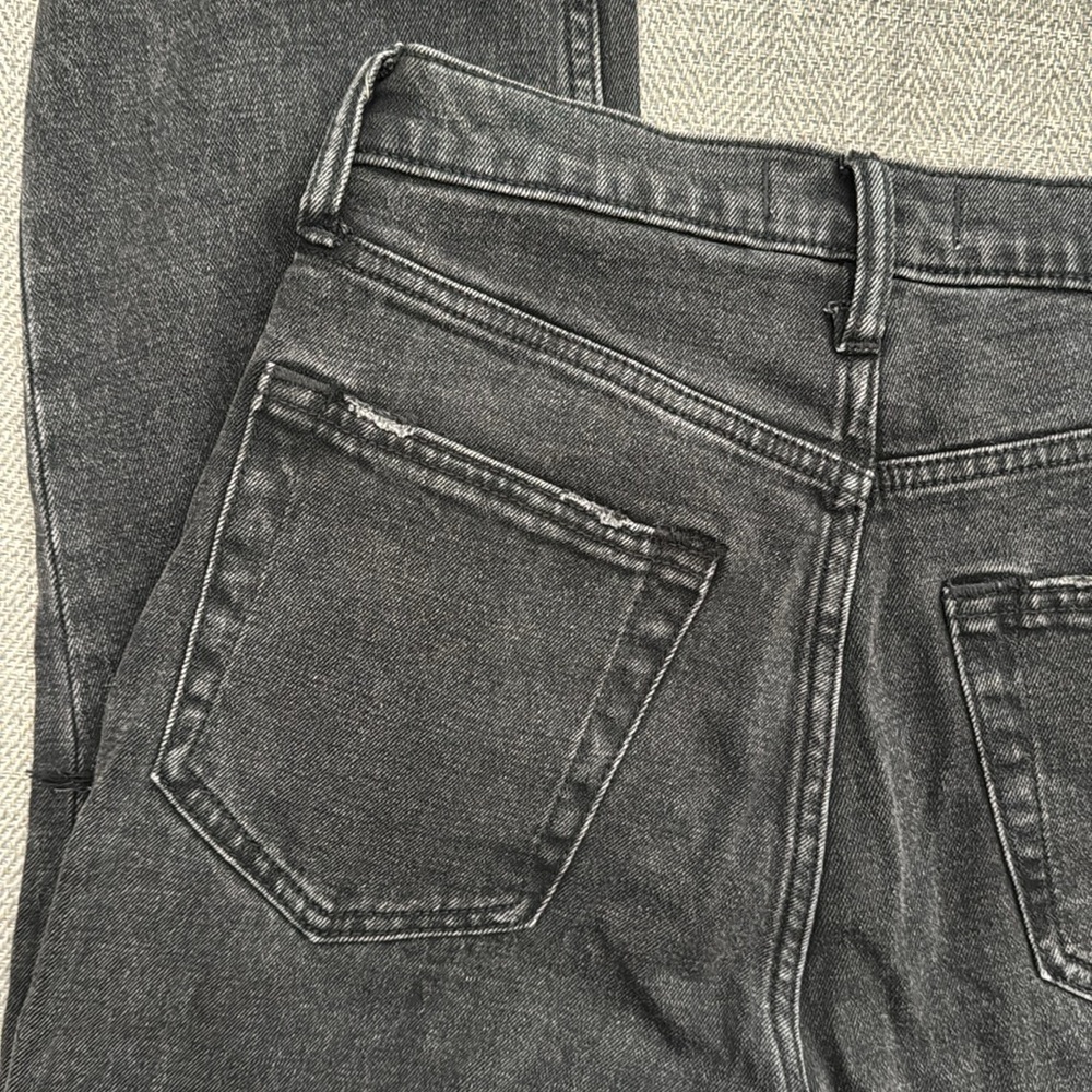 A&F- The Ankle Straight Ultra High Rise Curve Love Jeans - Picture 14 of 16